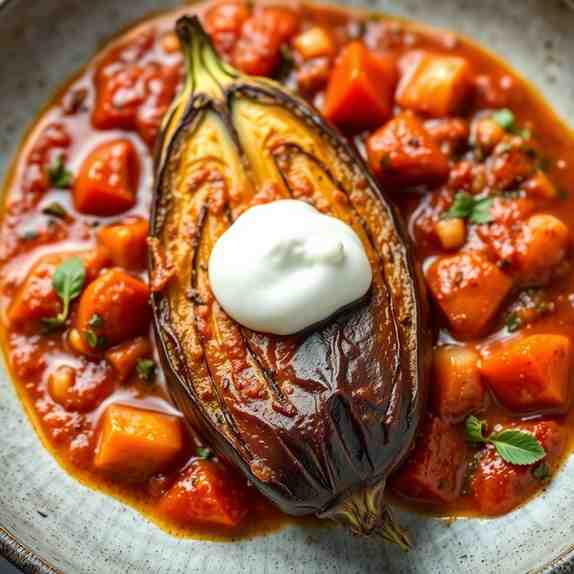 Roasted Eggplant with Spiced Tomato & Yogurt Easy Tomato Sauce Recipe